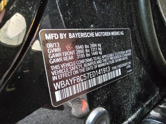 WBAYF8C57ED141913 - 2014 BMW 750 LXI BLACK photo 10