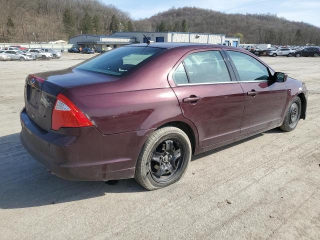 3FAHP0HA0BR302067 - 2011 FORD FUSION SE MAROON photo 3