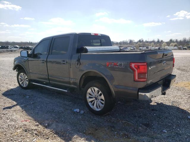 1FTEW1EG6FKD54537 - 2015 FORD F150 SUPERCREW GRAY photo 2