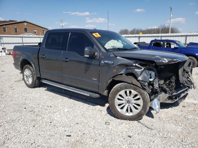 1FTEW1EG6FKD54537 - 2015 FORD F150 SUPERCREW GRAY photo 4