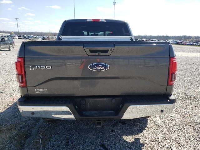 1FTEW1EG6FKD54537 - 2015 FORD F150 SUPERCREW GRAY photo 6