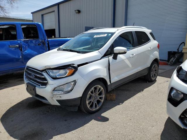 MAJ3S2KE8KC261525 - 2019 FORD ECOSPORT TITANIUM WHITE photo 1