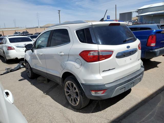 MAJ3S2KE8KC261525 - 2019 FORD ECOSPORT TITANIUM WHITE photo 2