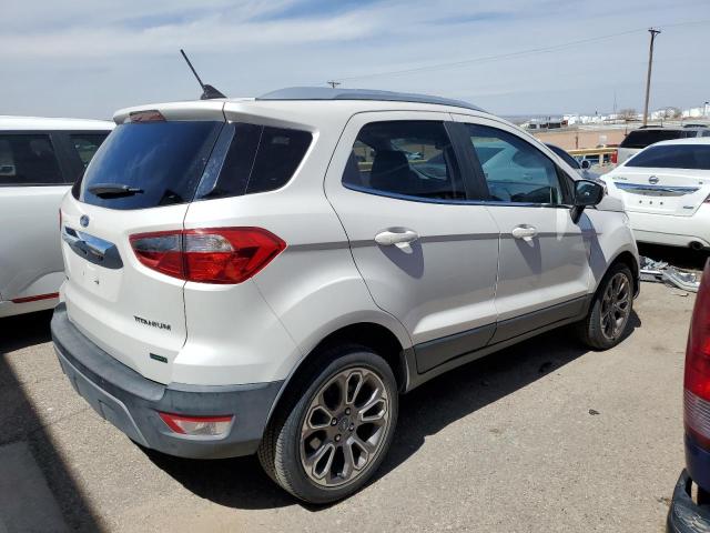 MAJ3S2KE8KC261525 - 2019 FORD ECOSPORT TITANIUM WHITE photo 3