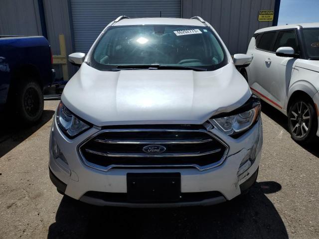 MAJ3S2KE8KC261525 - 2019 FORD ECOSPORT TITANIUM WHITE photo 5