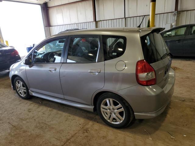 JHMGD376X8S063605 - 2008 HONDA FIT SPORT SILVER photo 2