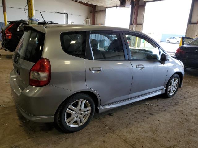 JHMGD376X8S063605 - 2008 HONDA FIT SPORT SILVER photo 3