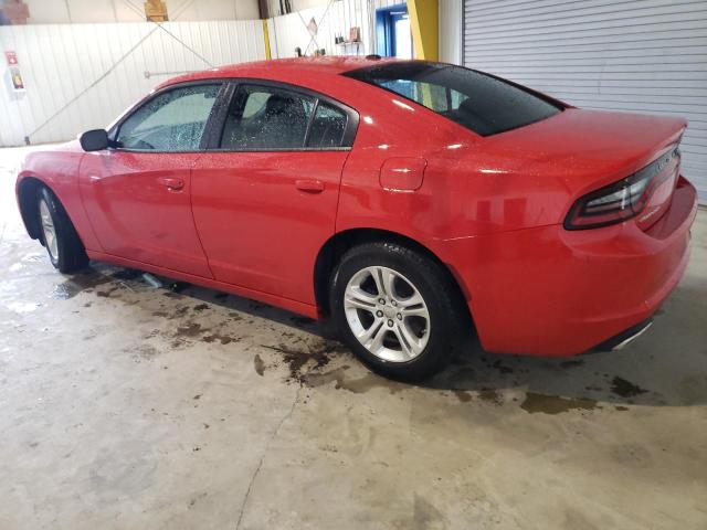2C3CDXBG9NH144903 - 2022 DODGE CHARGER SXT RED photo 2