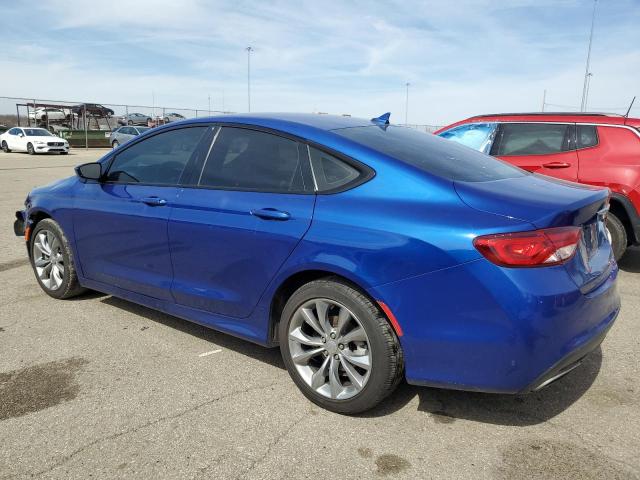 1C3CCCBB3FN566447 - 2015 CHRYSLER 200 S BLUE photo 2