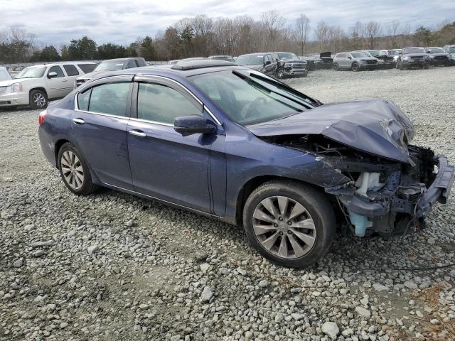 1HGCR2F8XFA216809 - 2015 HONDA ACCORD EXL BLUE photo 4