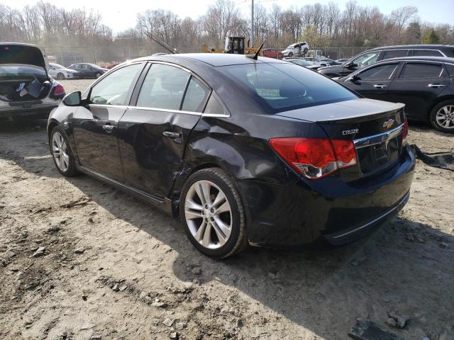 1G1PG5SB8E7296088 - 2014 CHEVROLET CRUZE LTZ BLACK photo 2