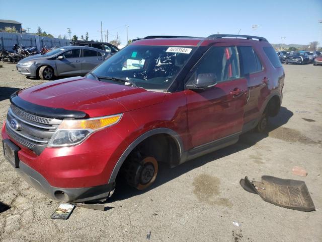 1FM5K8D8XFGB76421 - 2015 FORD EXPLORER XLT RED photo 1