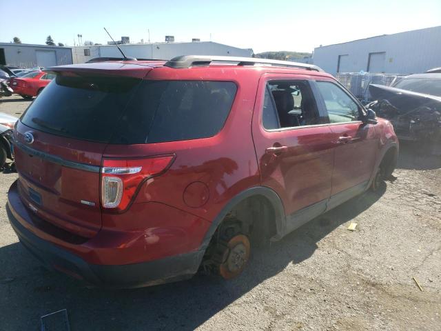 1FM5K8D8XFGB76421 - 2015 FORD EXPLORER XLT RED photo 3