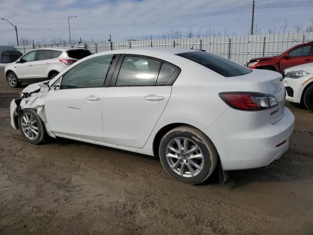 JM1BL1UF3D1837992 - 2013 MAZDA 3 I WHITE photo 2