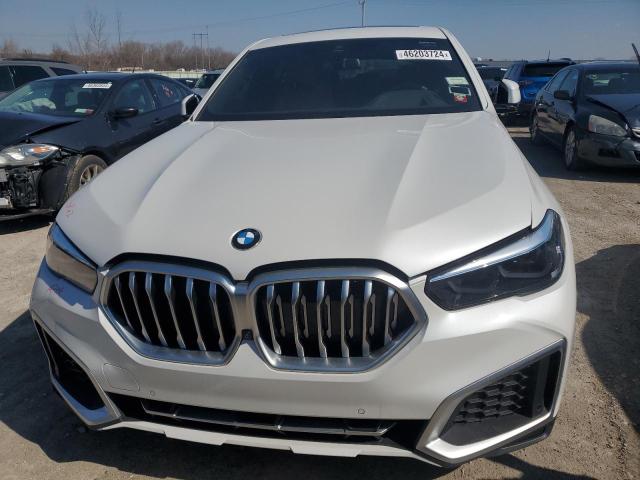 5UXCY6C01N9J42749 - 2022 BMW X6 XDRIVE40I WHITE photo 5