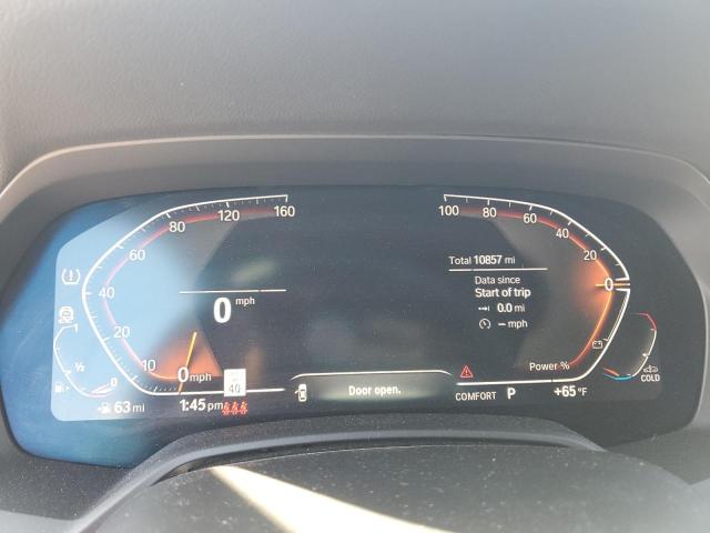 5UXCY6C01N9J42749 - 2022 BMW X6 XDRIVE40I WHITE photo 9