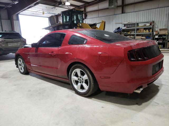 1ZVBP8CF9D5225073 - 2013 FORD MUSTANG GT RED photo 2