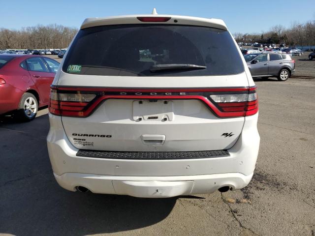 1C4SDJCT5HC746074 - 2017 DODGE DURANGO R/T WHITE photo 6