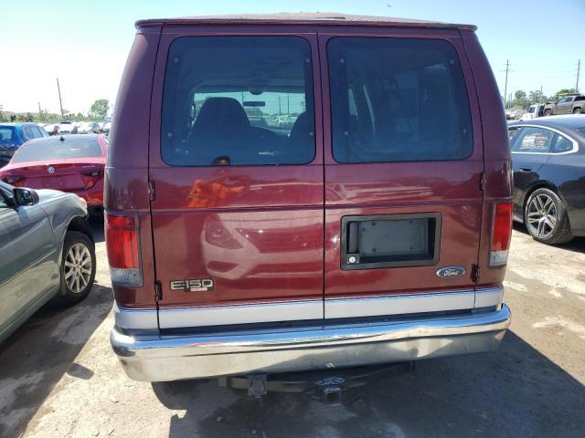 1FMRE11W35HA26890 - 2005 FORD ECONOLINE E150 WAGON RED photo 6