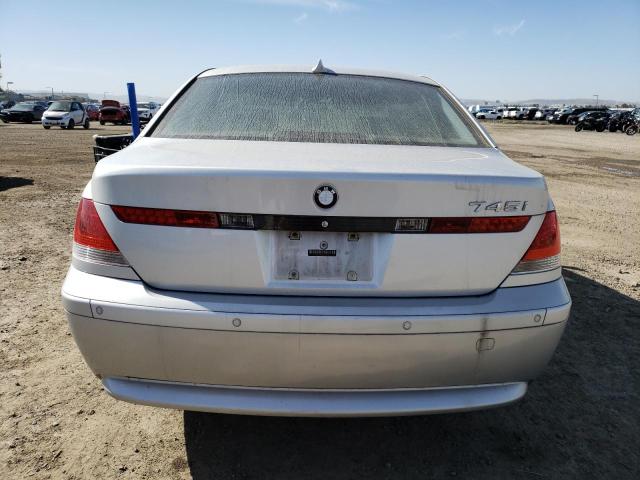 WBAGL63414DP69979 - 2004 BMW 745 I SILVER photo 6