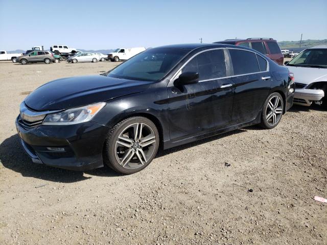 1HGCR2F57HA221295 - 2017 HONDA ACCORD SPORT BLACK photo 1