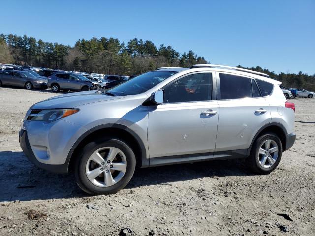 JTMRFREVXED084021 - 2014 TOYOTA RAV4 XLE SILVER photo 1