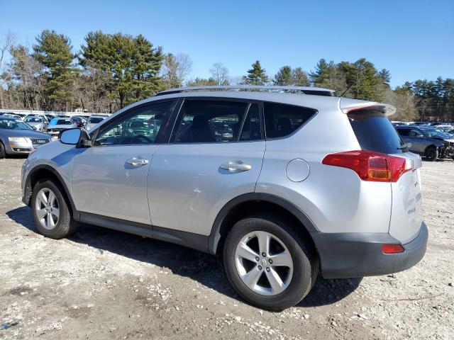 JTMRFREVXED084021 - 2014 TOYOTA RAV4 XLE SILVER photo 2