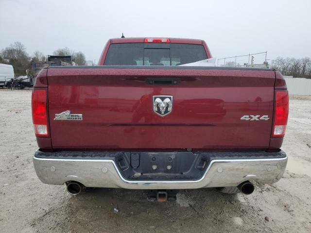 1C6RR7LT9JS297519 - 2018 RAM 1500 SLT MAROON photo 6