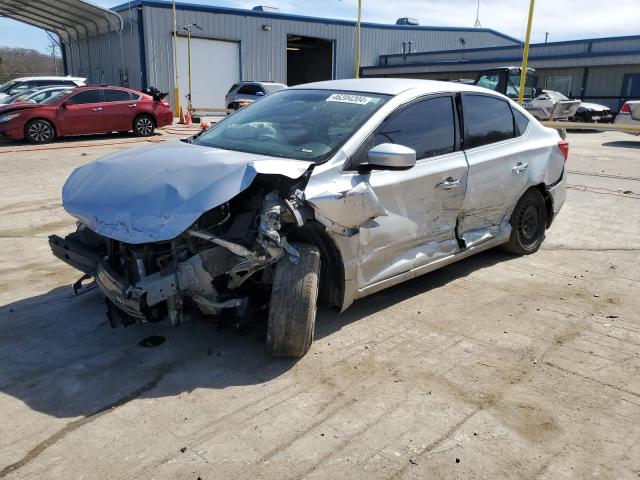 3N1AB7AP6HY359313 - 2017 NISSAN SENTRA S SILVER photo 1