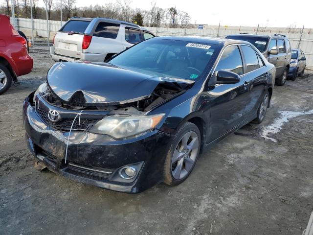 4T1BK1FK2DU021251 - 2013 TOYOTA CAMRY SE BLACK photo 1