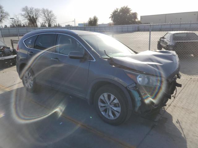 5J6RM3H74DL001567 - 2013 HONDA CR-V EXL GRAY photo 4