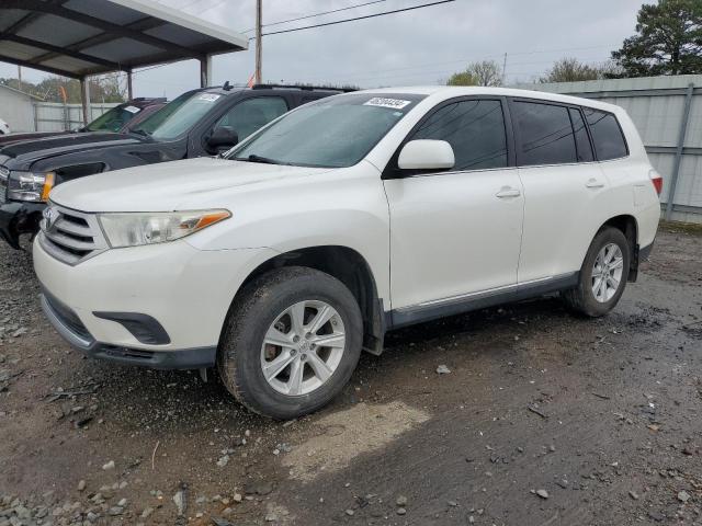 5TDZA3EH2CS028372 - 2012 TOYOTA HIGHLANDER BASE WHITE photo 1