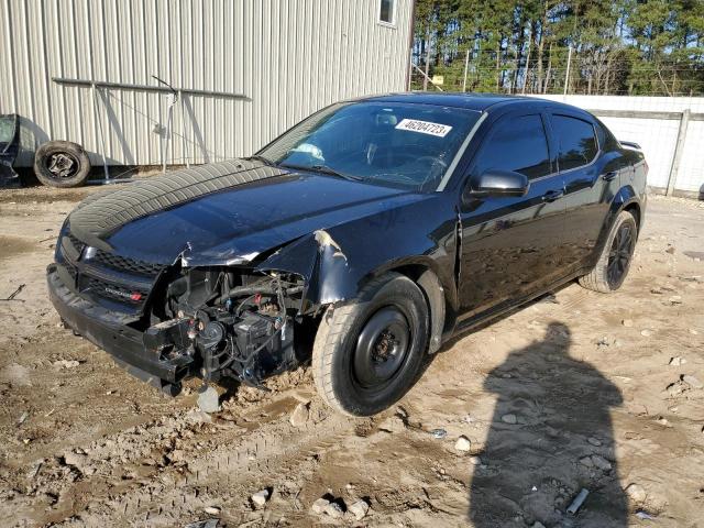 1C3CDZCG8DN746224 - 2013 DODGE AVENGER SXT BLACK photo 1