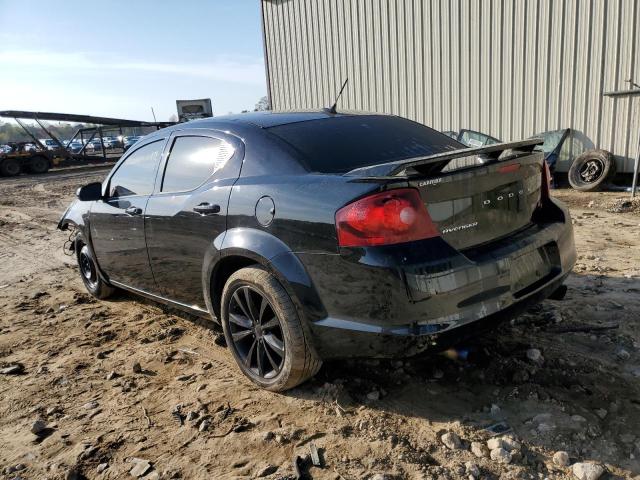 1C3CDZCG8DN746224 - 2013 DODGE AVENGER SXT BLACK photo 2