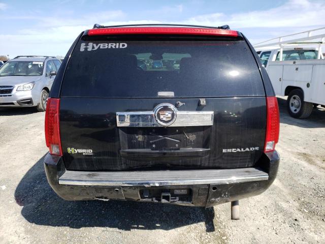 1GYFK43529R130108 - 2009 CADILLAC ESCALADE HYBRID BLACK photo 6