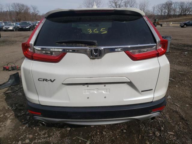 2HKRW1H95KH501910 - 2019 HONDA CR-V TOURING WHITE photo 6