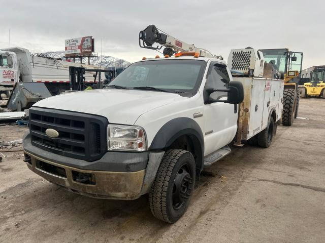 1FDAF56P26EA33397 - 2006 FORD F550 SUPER DUTY WHITE photo 2