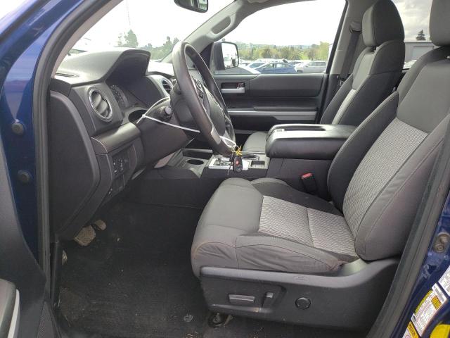 5TFUY5F1XEX409600 - 2014 TOYOTA TUNDRA DOUBLE CAB SR/SR5 BLUE photo 7