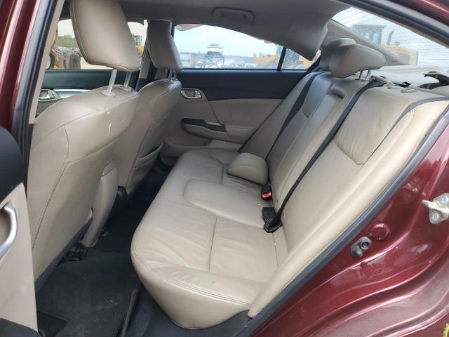19XFB2F94EE077765 - 2014 HONDA CIVIC EXL 栗色 照片 10