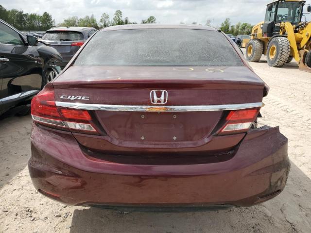 19XFB2F94EE077765 - 2014 HONDA CIVIC EXL 栗色 照片 6