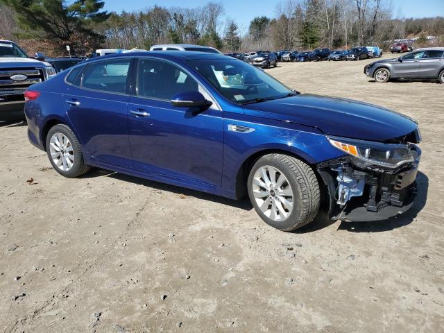 5XXGU4L35HG130320 - 2017 KIA OPTIMA EX BLUE photo 4