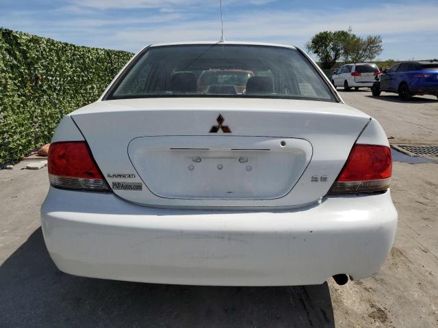 JA3AJ26E56U069878 - 2006 MITSUBISHI LANCER ES WHITE photo 6