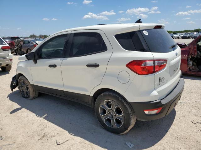 MAJ3S2FE5MC451666 - 2021 FORD ECOSPORT S WHITE photo 2