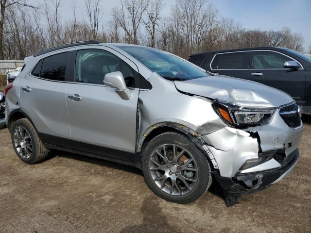 KL4CJ1SB9HB259238 - 2017 BUICK ENCORE SPORT TOURING SILVER photo 4