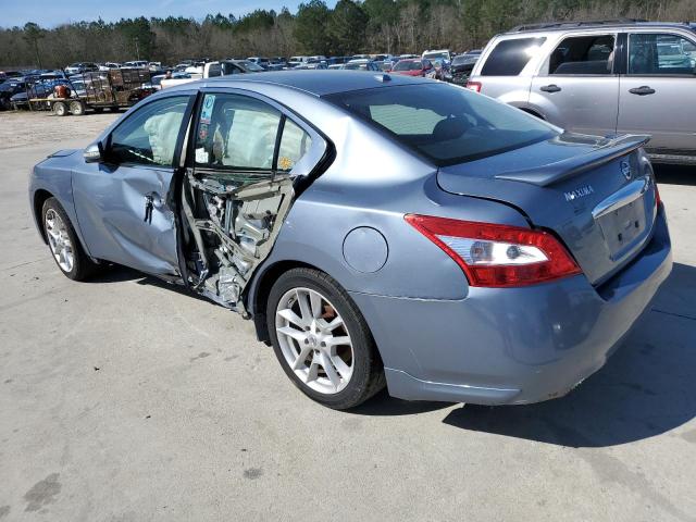 1N4AA5AP9AC808329 - 2010 NISSAN MAXIMA S BLUE photo 2