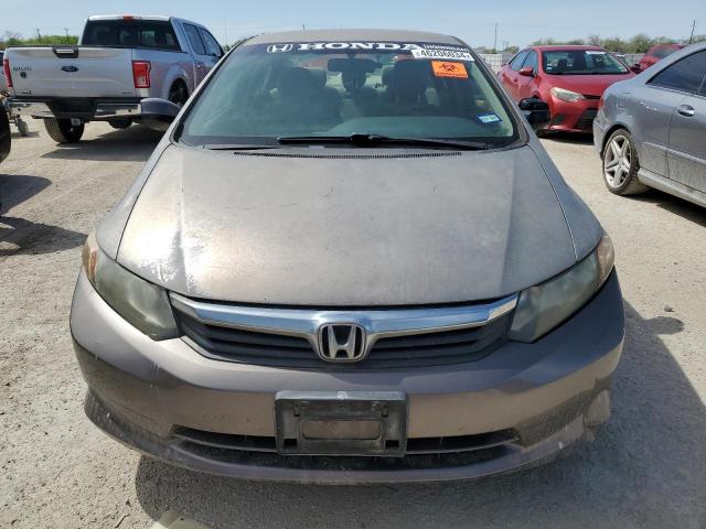 2HGFB2F57CH570064 - 2012 HONDA CIVIC LX BROWN photo 5