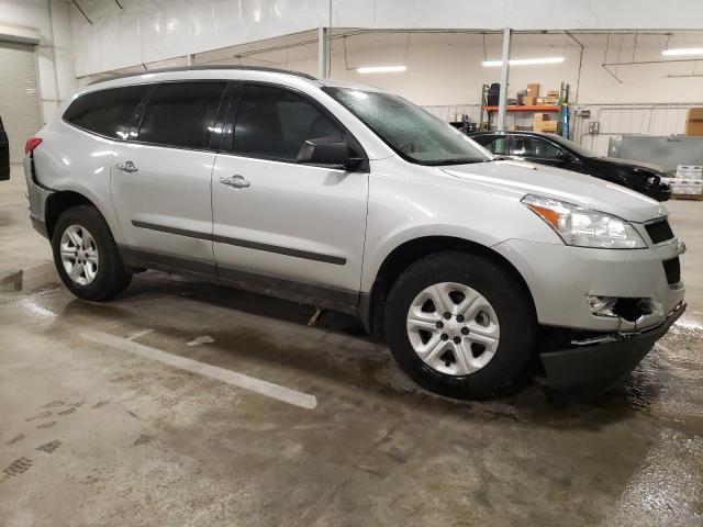 1GNKRFED1CJ159001 - 2012 CHEVROLET TRAVERSE LS SILVER photo 4