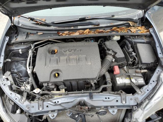 2T1BURHE5JC013089 - 2018 TOYOTA COROLLA L GRAY photo 11