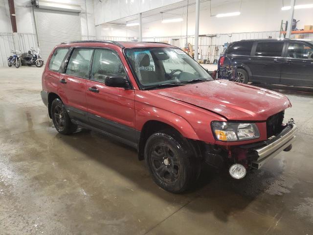JF1SG63665H753778 - 2005 SUBARU FORESTER 2.5X RED photo 4