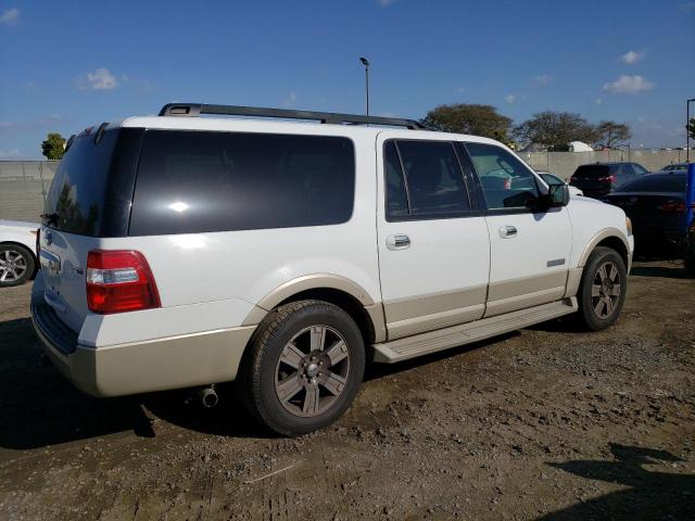 1FMFK18517LA81900 - 2007 FORD EXPEDITION EL EDDIE BAUER WHITE photo 3